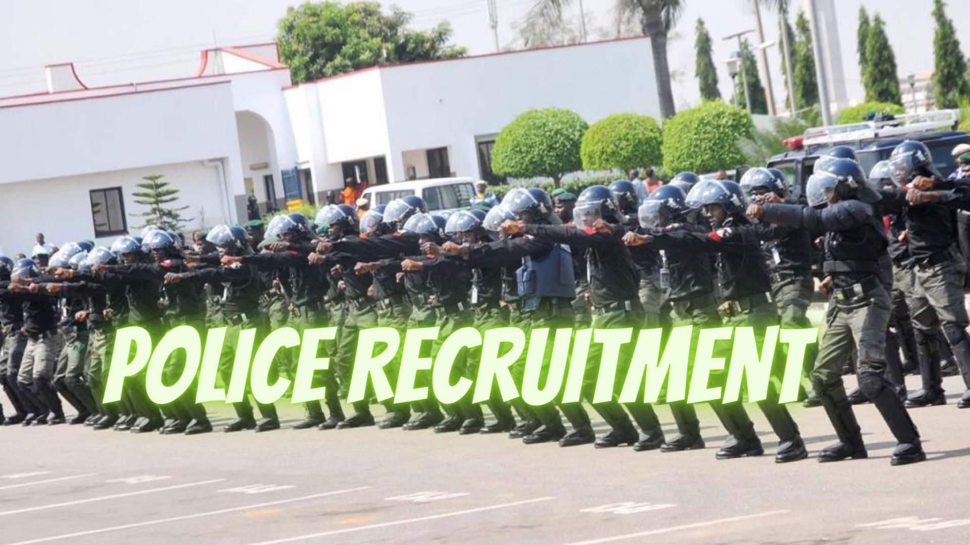 Nigeria Police recruitment CBT to hold Friday Saturday
