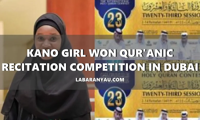 Aisha Abubakar Hussain Shines in Dubai Qur'anic Recitation Competition