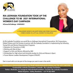 Ria Ledwaba Biography