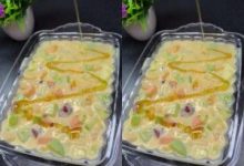 Yadda Ake Fruit Salad Na Custard Da Madara