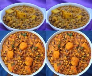 Yadda Ake Gwaten Doya Da Wake (Yam N Beans Porridge)