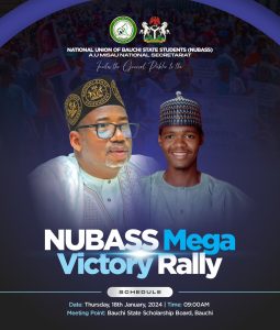 NUBASS National President Held Mega Victory Rally To Bauchi State Gov.t House