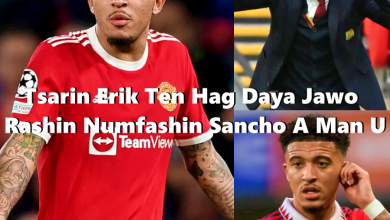 Tsari 1 Na Erik Ten Hag Daya Jawo Rashin Numfashin Sancho A Man U