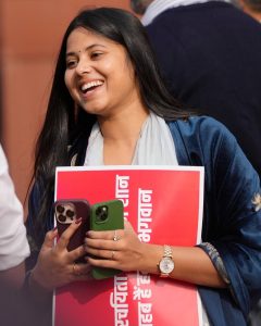 Priya Saroj Biography, Wiki, Age, Early Life, Education, Political Career, Engagement with Cricketer, Husband, Family, Net Worth, Facts, Instagram